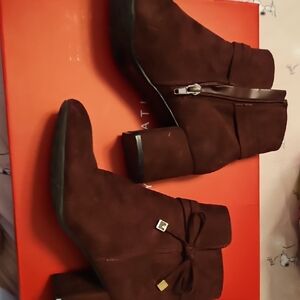 Kelly & Katie Burgundy Ankle Booties